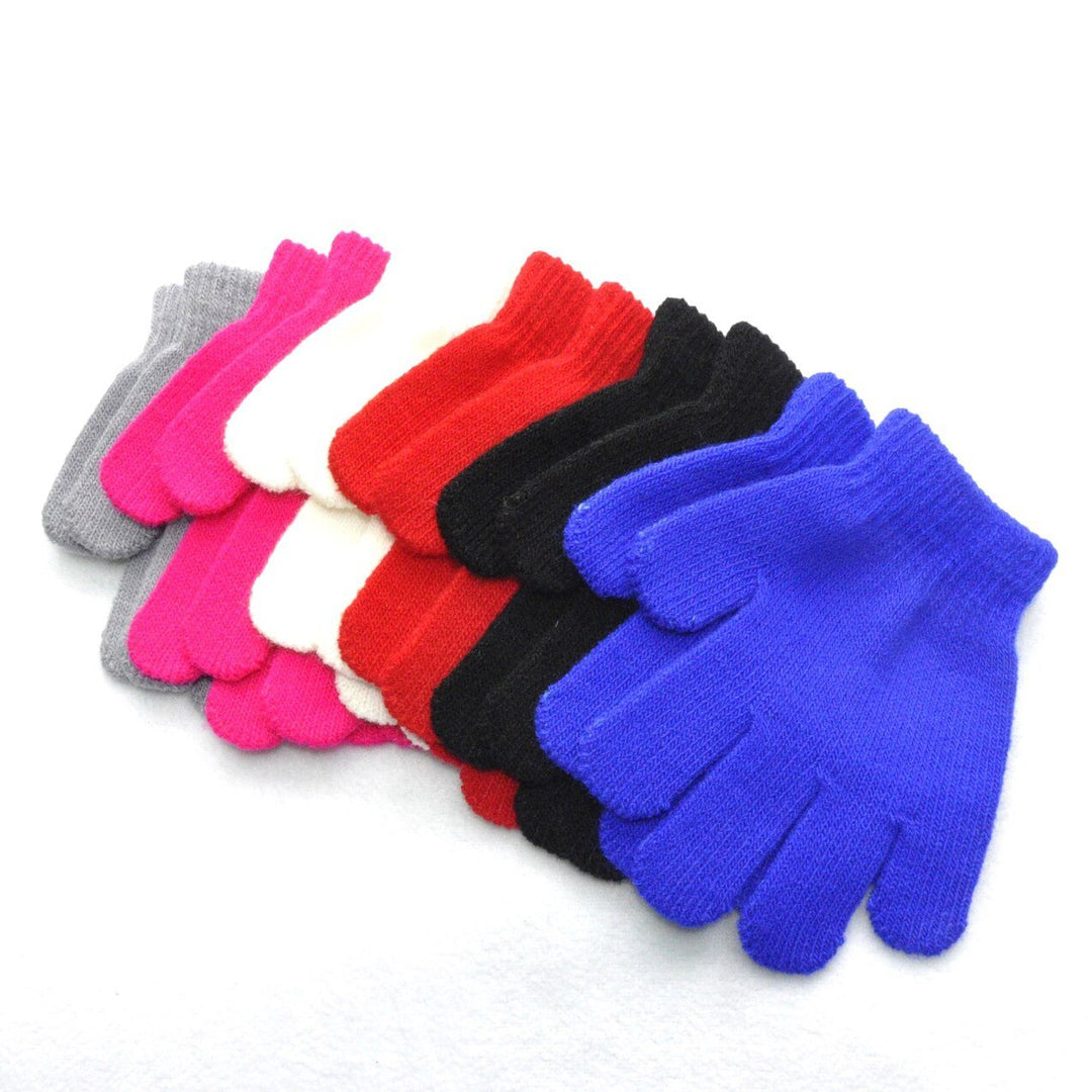 Lisslune | Toddler Wool Gloves with Individual Fingers (3-6 Years)