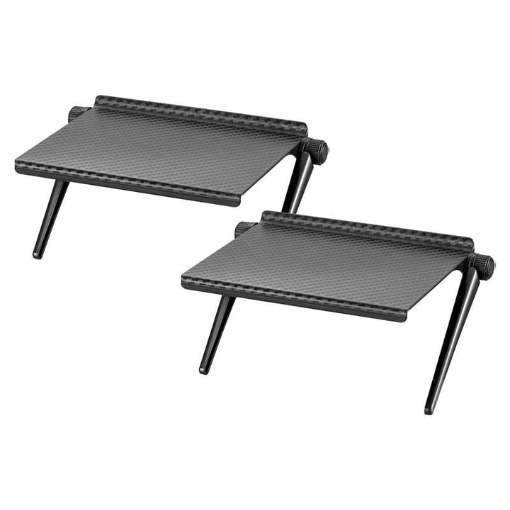 Lisslune | Multifunctional adjustable media shelf with cable management - contemporary device stand