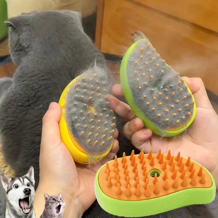 Lisslune | Cat fur care brush with water sprayer