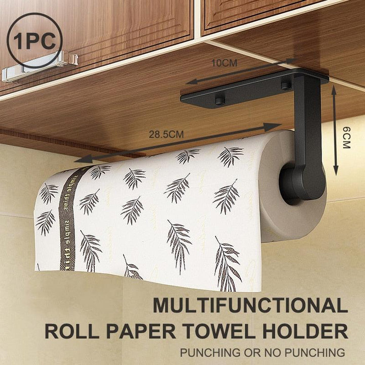 Lisslune | Elegant multifunctional aluminum storage rack with stylish hooks