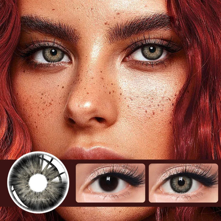 Rynx | 1 Pair Colored Contact Lenses for the Eyes Free Shipping Brown Lens Blue Lenses Gray Contact Lenses Fashion Lenses Korean Lenses