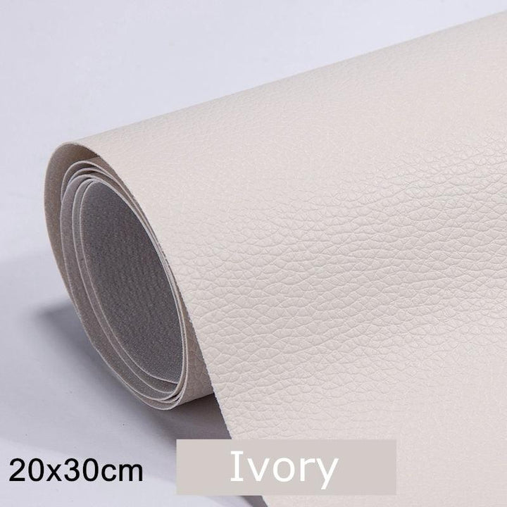 Lisslune | Jumbo XL Luxe Litchi Leather Repair Stickers - Stylish Solutions for Elegant Furniture Repairs