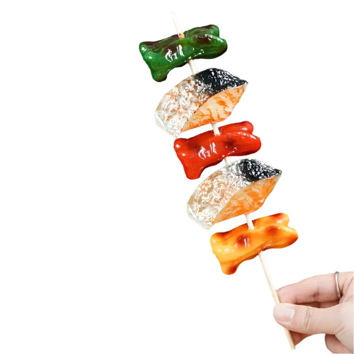 Lisslune | Realistic Barbecue Simulation Skewers for Creative Cooking Displays and Fun Play