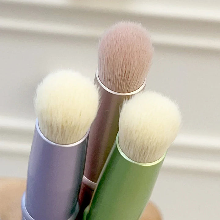 Rynx | Silicone Lip Brush Double-Sided Fiber Concealer Brush Soft Fiber Lipstick Applicator Makeup Brush Multipurpose Cosmetic Tools