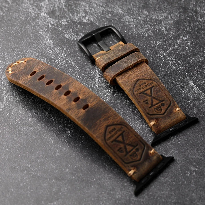 Lisslune | Handcrafted leather cowhide Apple Watch band