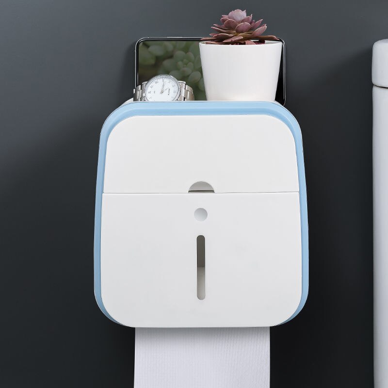 Lisslune | Wall-Mounted Bathroom Organizer Tissue Box Holder