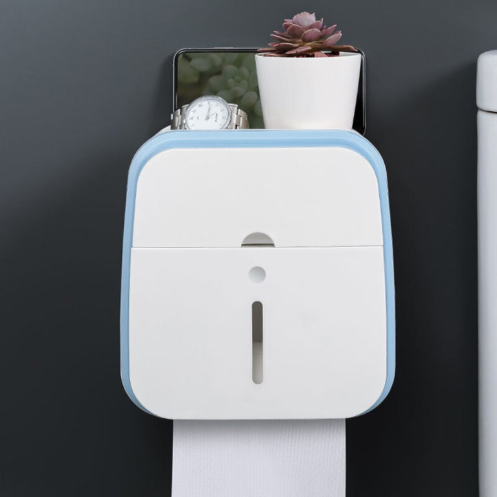 Lisslune | Wall-Mounted Bathroom Organizer Tissue Box Holder