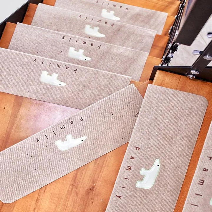 Lisslune | Stylish and Safe Plush Stair Mat Collection with Elegant Patterns