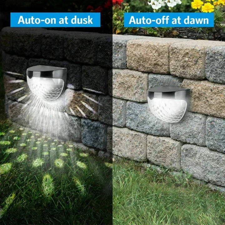 Lisslune | Outdoor Waterproof Solar LED Patio Wall Lamp