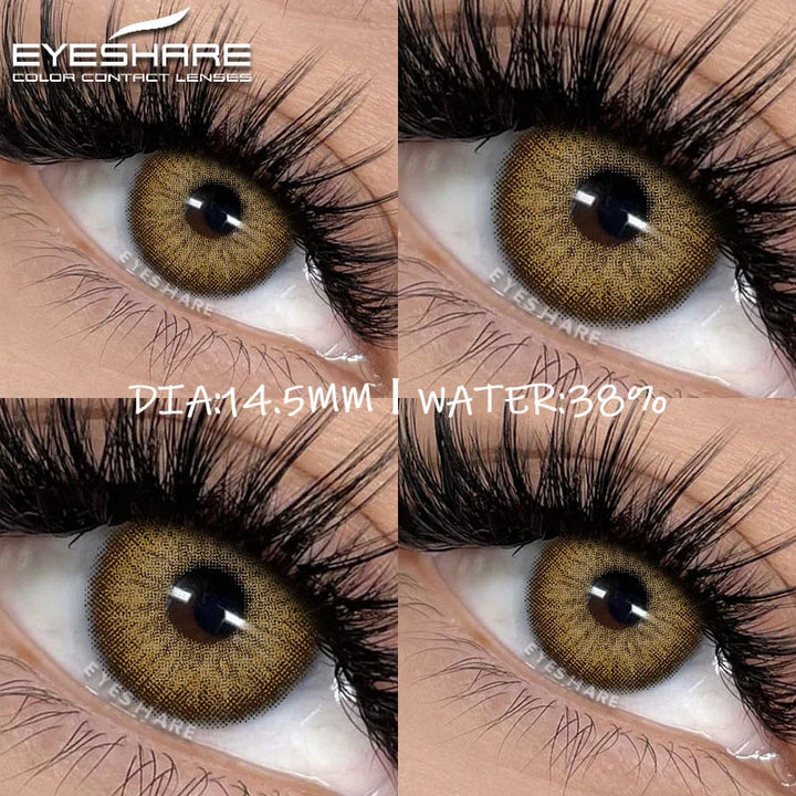 Rynx | Colorful Contact Lenses for Eyes 2 Pieces Blue Lenses Green Lenses Beautiful Pupil Annual Makeup Cosmetic Contact Lens