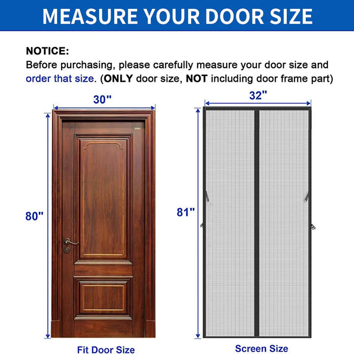 Lisslune | Magnetic Cold-Proof Cotton Door Curtain