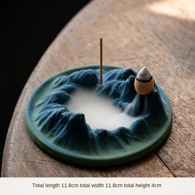 Lisslune | Mistic Mountain Ceramic Waterfall Incense Burner