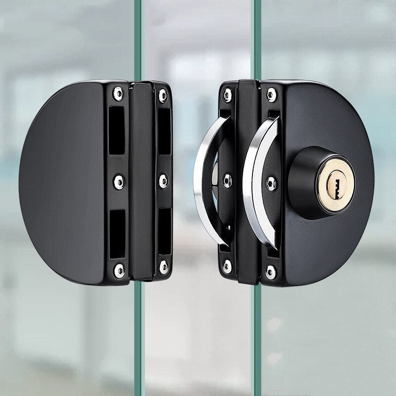 Lisslune | Sliding Door Stainless Steel Safety Glass Door Lock