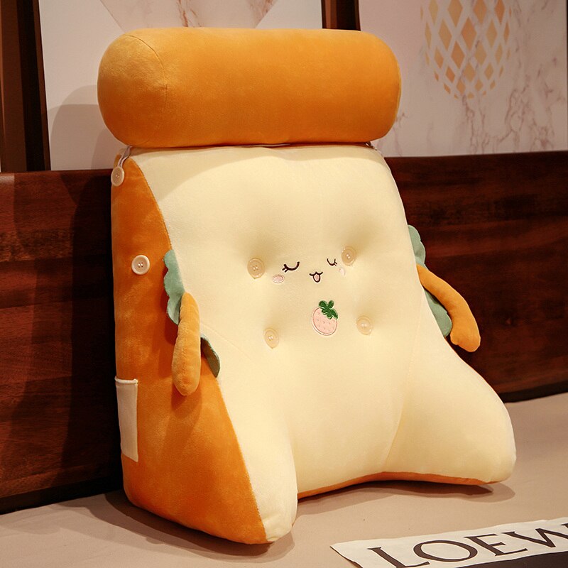 Lisslune | Cozzy Cuddles Toast Bread Plush Seat Pillows