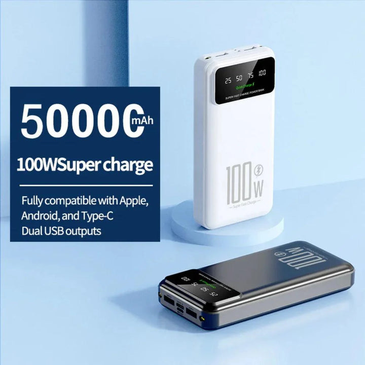 Lisslune | Xiaomi 50000mAh Powerbank with Ultra-Fast Charging 100W and PD3.0 Technology