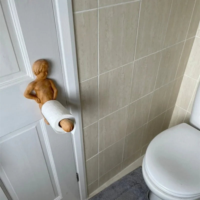 Lisslune | Wood Toilet Paper Holder Phallus