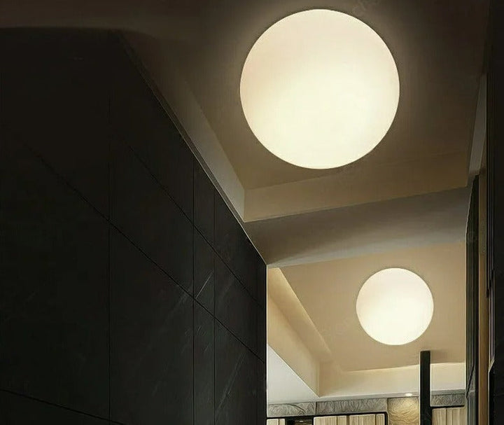 Lisslune | GlaciaLuxe – Minimalist Wall Lamp with Glass Stone Design