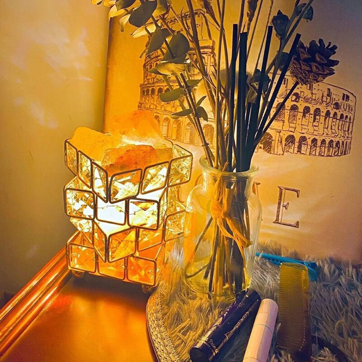 Lisslune | Crystal Room Mood Ambient Geo Shimmer Cube Light