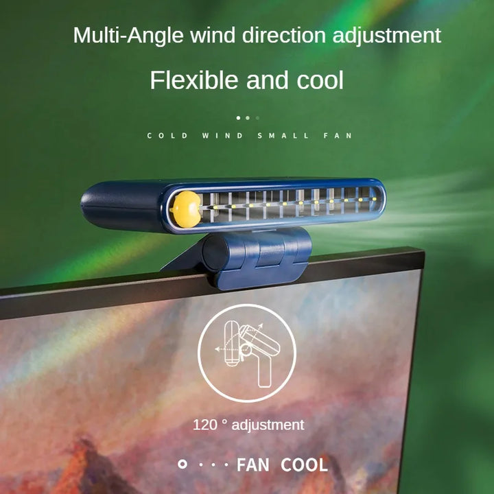 Lisslune | Turbo Strong Airflow Screen Hanging Cooling Fan