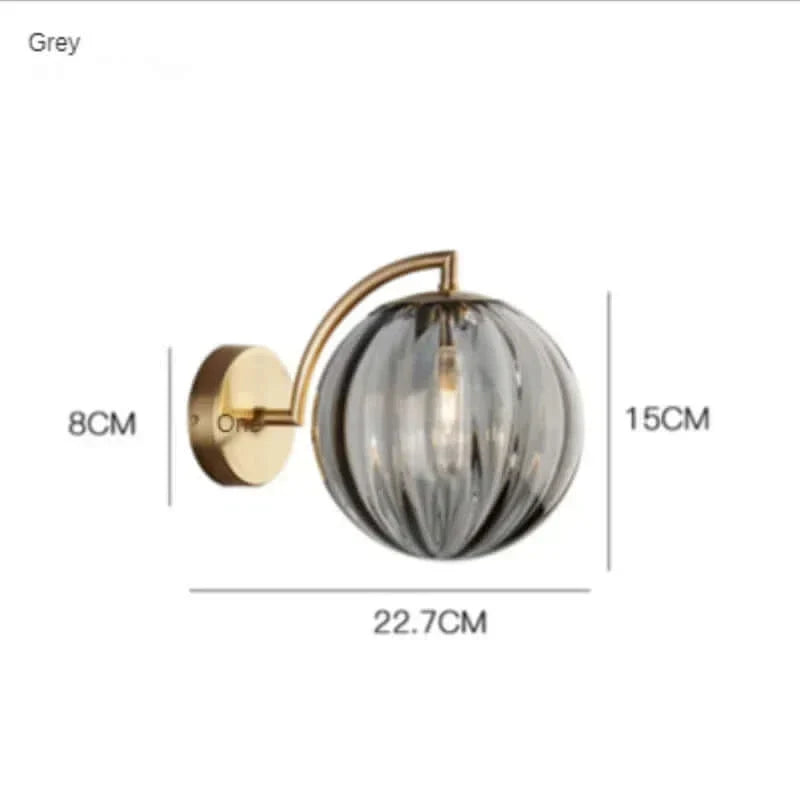 Lisslune | Colorful Glass Modern Wall Lamp