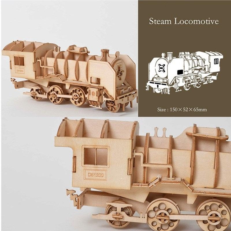 Lisslune | Creative 3D Wooden Transport Puzzle Kit - Inspiring Learning Through Play