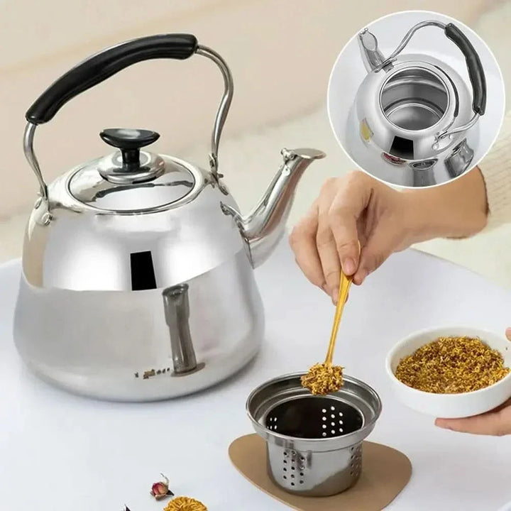Lisslune | Stainless Steel Stovetop Kettle – Whistling Tea Kettle