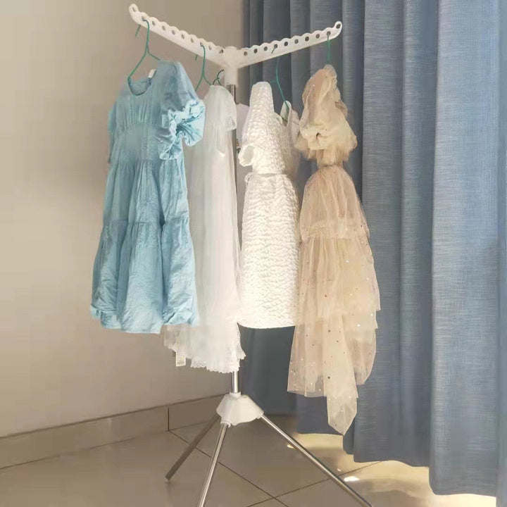 Lisslune | Portable Stainless Steel Triangle Clothes Drying Hanger