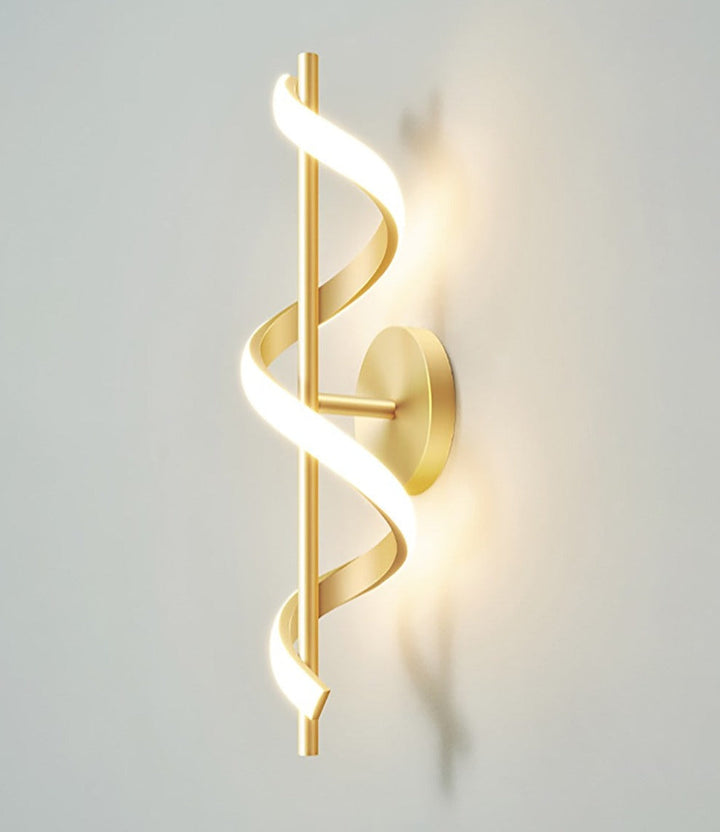 Lisslune | SpiralLume – Minimalist LED Wall Light with a Modern Edge