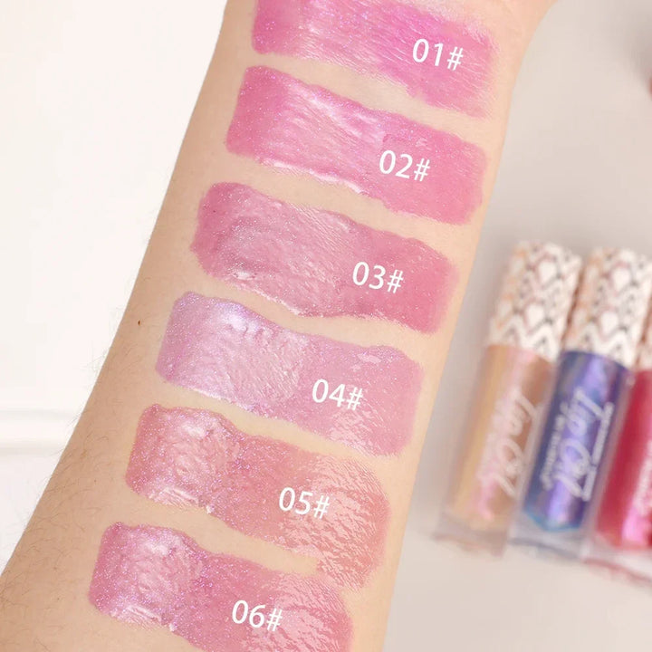 Rynx | Transparent Glitter Lipstick Women Makeup Diamond Shiny Long-lasting Waterproof Liquid Lipstick Non-sticky Glitter Lip Cosmetics