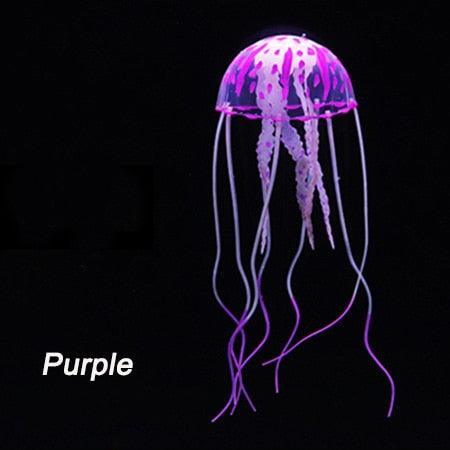 Lisslune | Glowing Jellyfish Aquarium Decoration for Charming Underwater Decoration