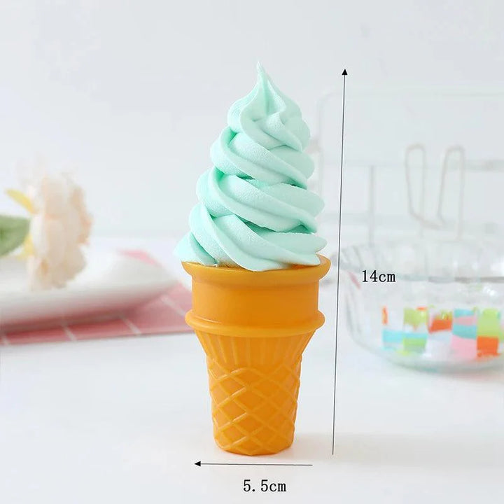 Lisslune | lifelike decorative ice cream cone model for photography and shop displays