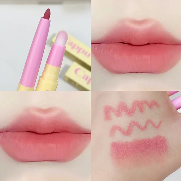 Rynx | Smooth Matte Lipstick Stick Long-Lasting Non-Fading Waterproof Non-Sticky Cup Contouring Lip Contouring Nude Lipstick Makeup