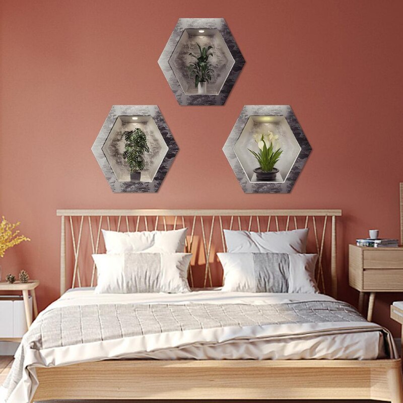 Lisslune | Wall Decorative Potted Plant Stickers