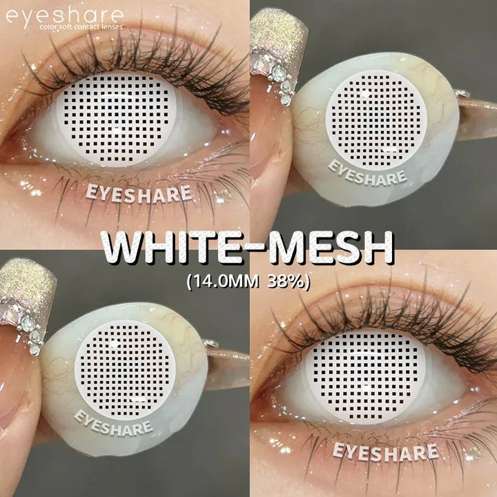Rynx | 1 Pair Cosplay Contact Lenses Anime Eye Lenses Halloween Beautiful Pupils Red Cosmetic Color Contacts Annual Eye Lenses