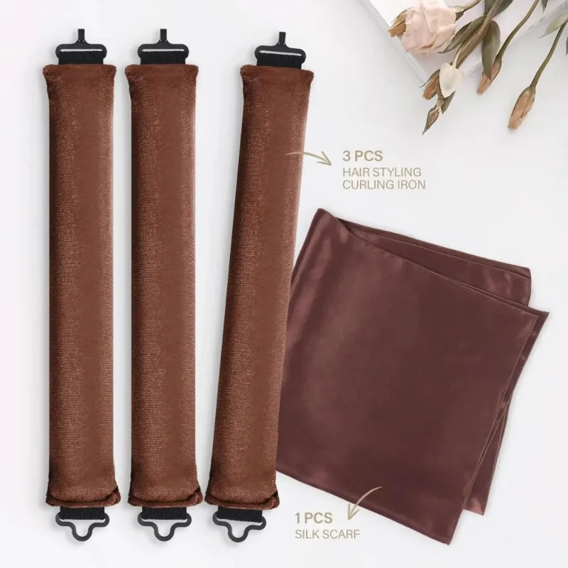 Rynx | Heat-free Velvet Hair Curling Sticks Lazy Curls Roller Heat-free Curls Overnight Heat-free Blow-drying Styling Tool Hair Curling for Sleeping