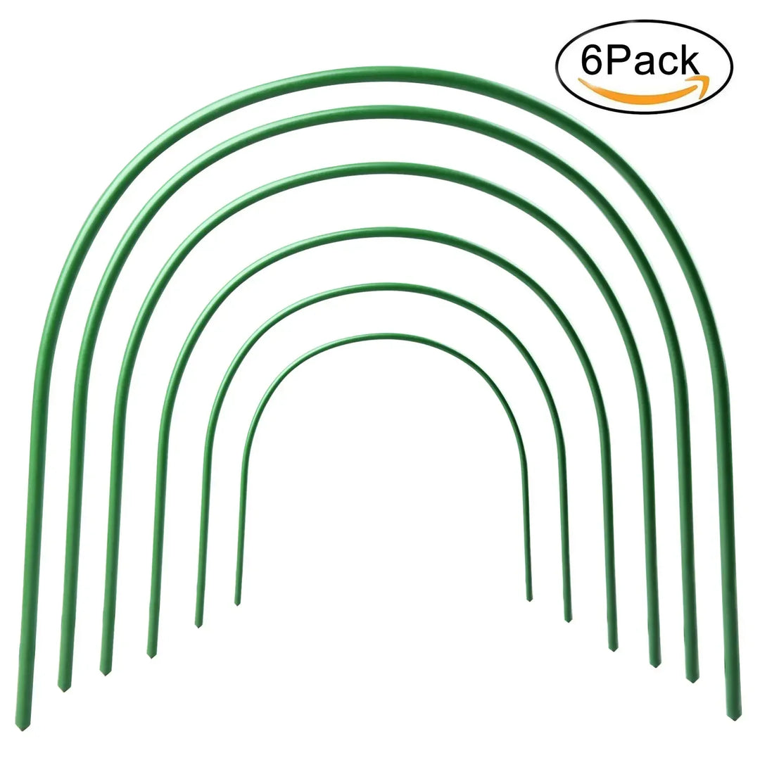 Rynx | Greenhouse Arch Plant Supports Grapevines Climbing Plastic Coated Steel Tube Arch Rack Vegetable Growth Garden Accessories