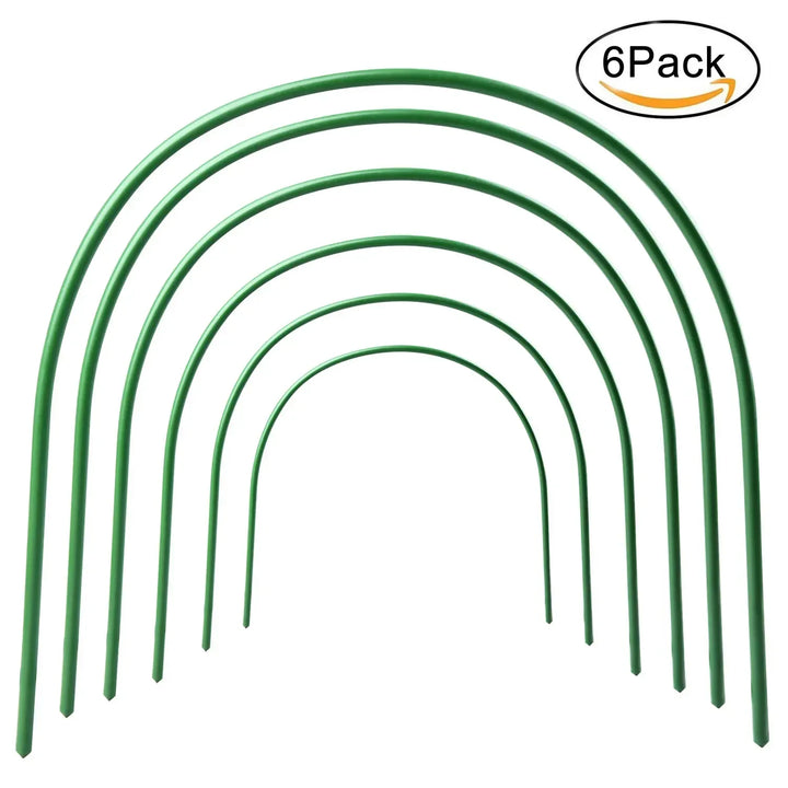 Rynx | Greenhouse Arch Plant Supports Grapevines Climbing Plastic Coated Steel Tube Arch Rack Vegetable Growth Garden Accessories