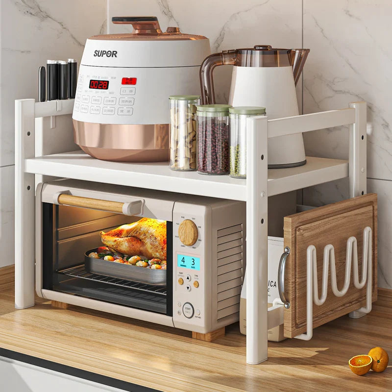Lisslune | Kitchen Microwave Shelf Multi-Layer Condiment Organiser Rust-Resistant – CookRack
