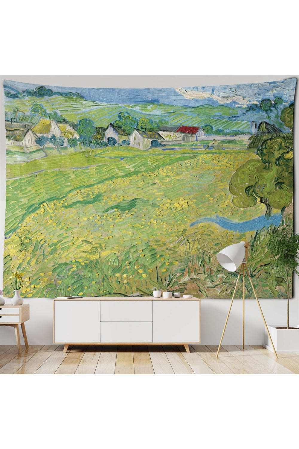 Lisslune | Gogh Landscape Rug