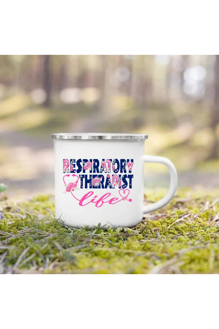 Lisslune | Life Enamel Coffee Mug