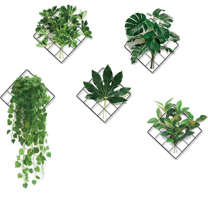 Lisslune | 3D Nature Wind Green Plant Wall Sticker