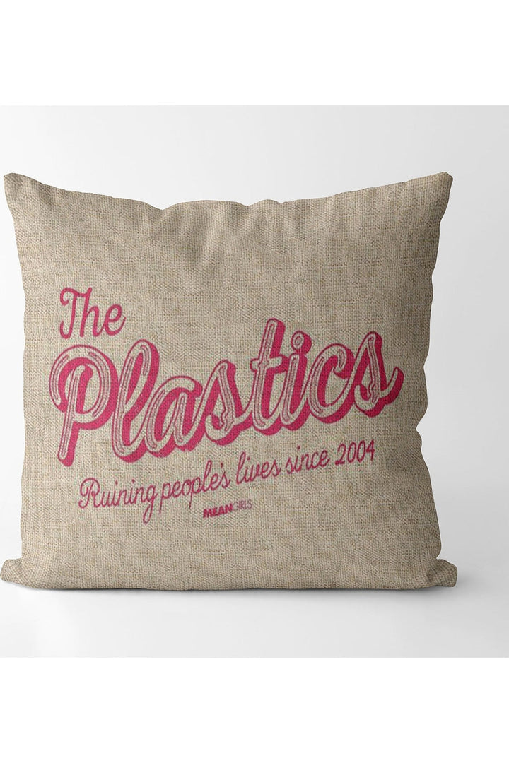 Lisslune | Pink square decorative pillowcase