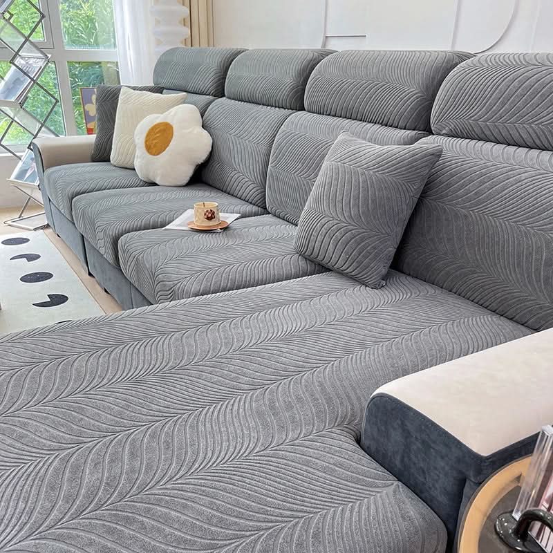 Lisslune | PlushSecure - Elegant Jacquard Sofa Cover for Non-Slip Comfort