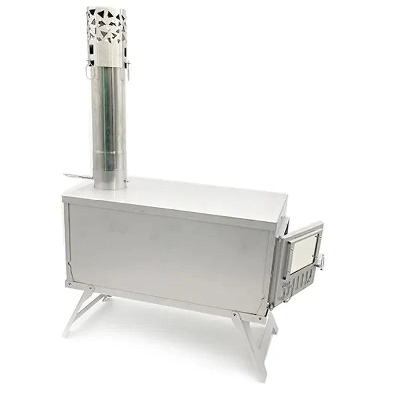 Lisslune | Stainless Steel Chimney Spark Guard and Rain Protection for Wood Stoves