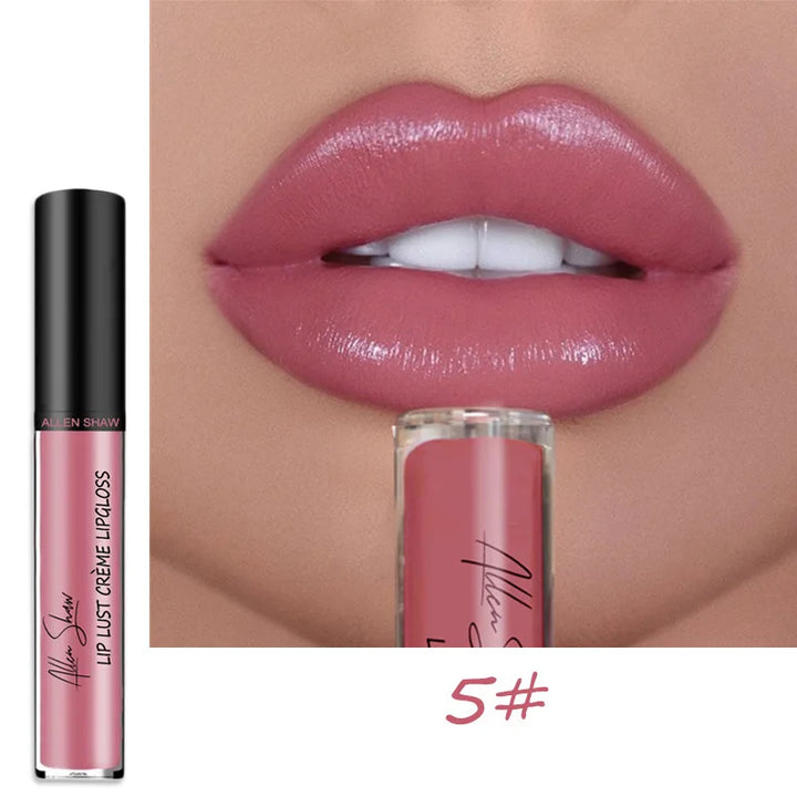 Rynx | 12 Colors Sexy Women's Lipstick Waterproof Long-lasting Moisturizing Lip Gloss Vivid Color Lip Gloss Women's Make-up maquiagem