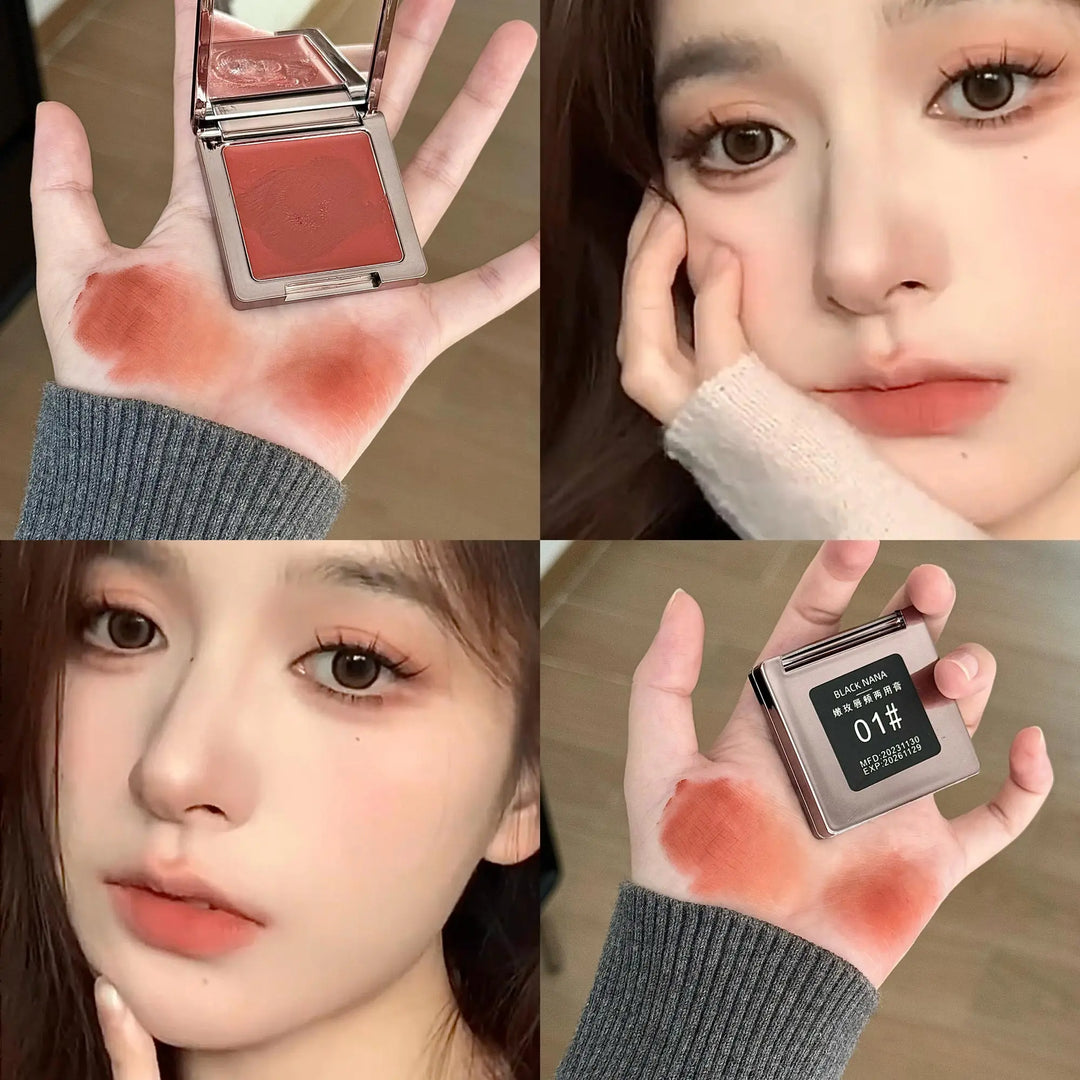 Rynx | BLACK NANA delicate rose lip and cheek dual-purpose cream lip mud lip and cheek matte blush lip mud whitening multifunction cream
