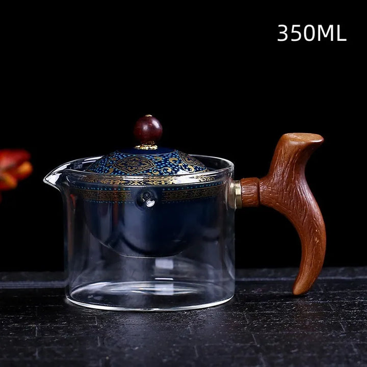 Lisslune | Traditional Harmony Ceramic Rotating Teapot