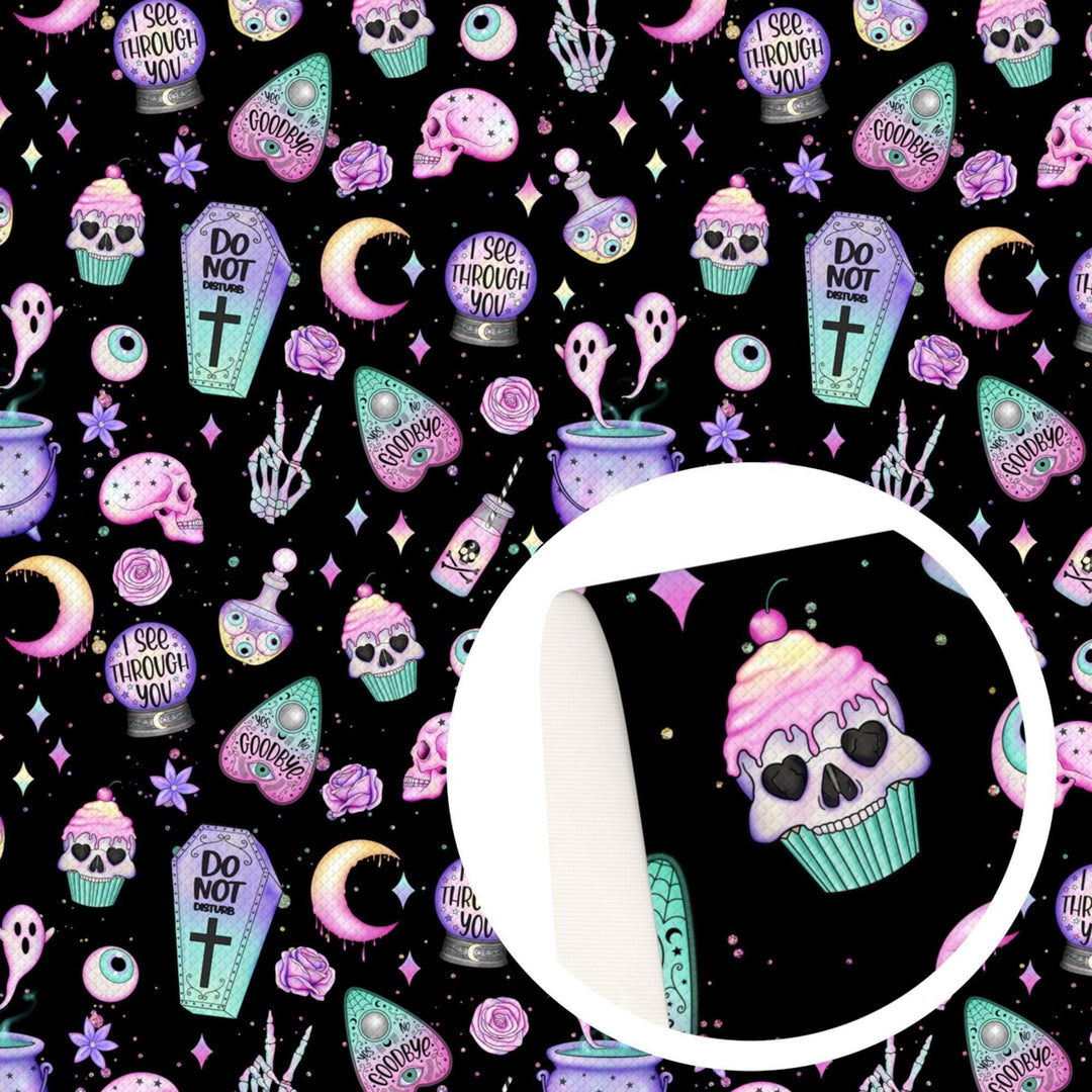 Lisslune | Halloween-themed leather craft sheets - ghost & pumpkin designs for DIY projects