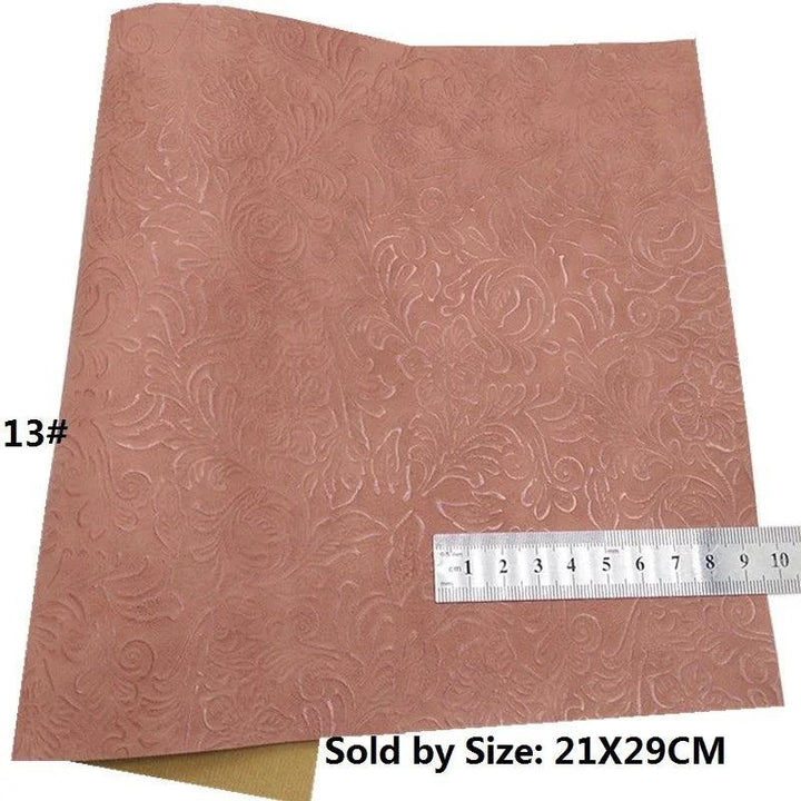 Lisslune | Shiny Pink Tiger & Snake Synthetic Leather DIY Craft Kit