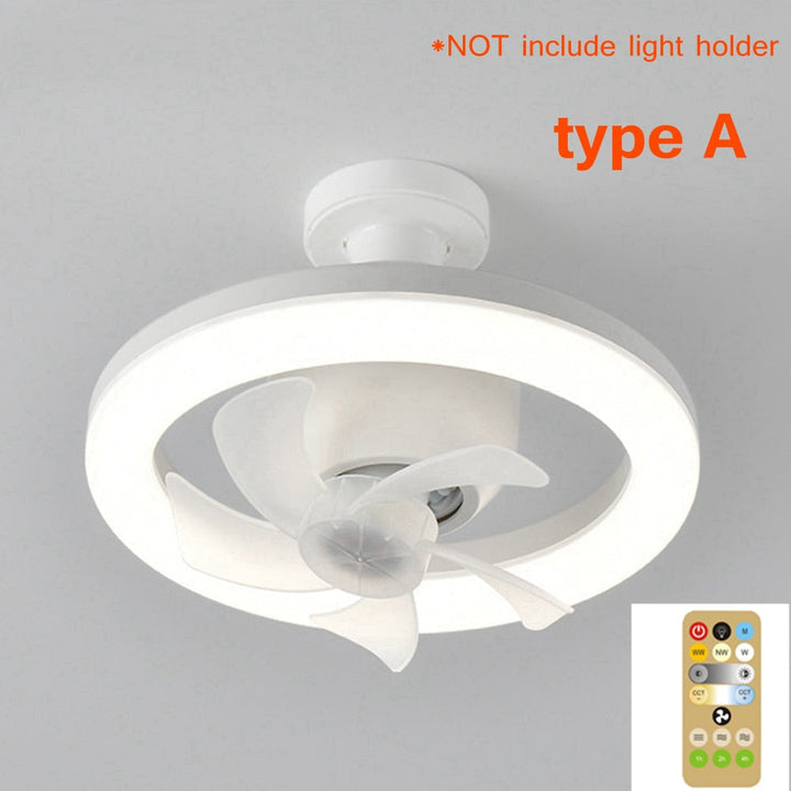 Lisslune | 2in1 Radiant Rotating RC Ceiling Fan Lamp